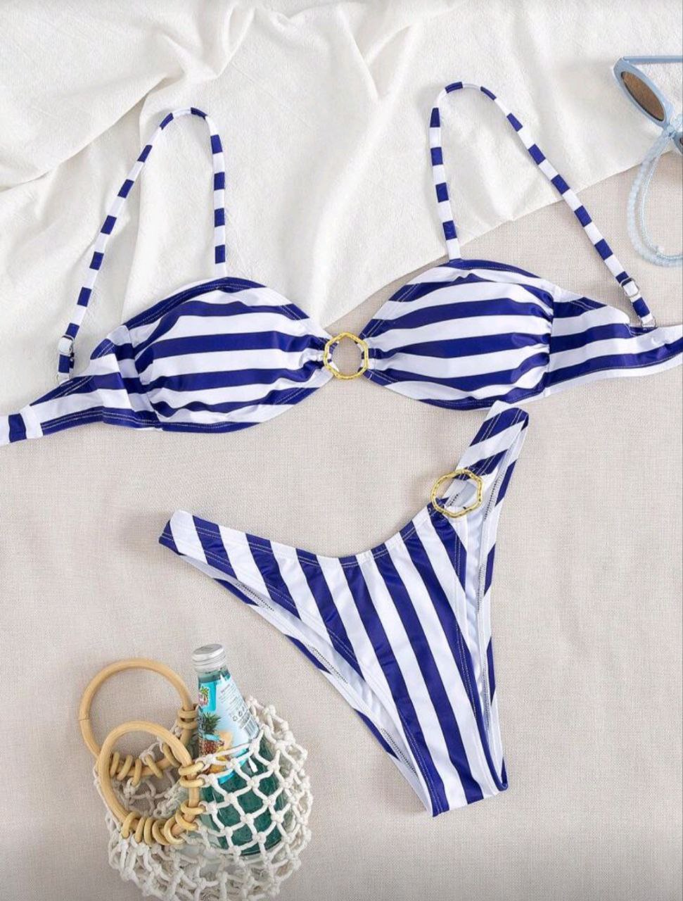Bikini Bluewhite  Talla M REF 15