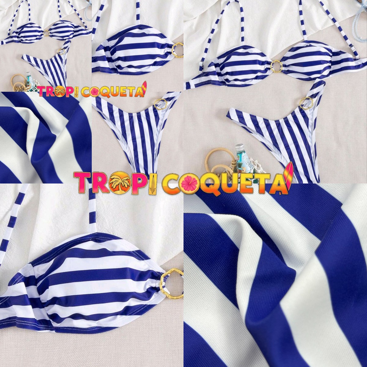 Bikini Bluewhite  Talla M REF 15 - Collage