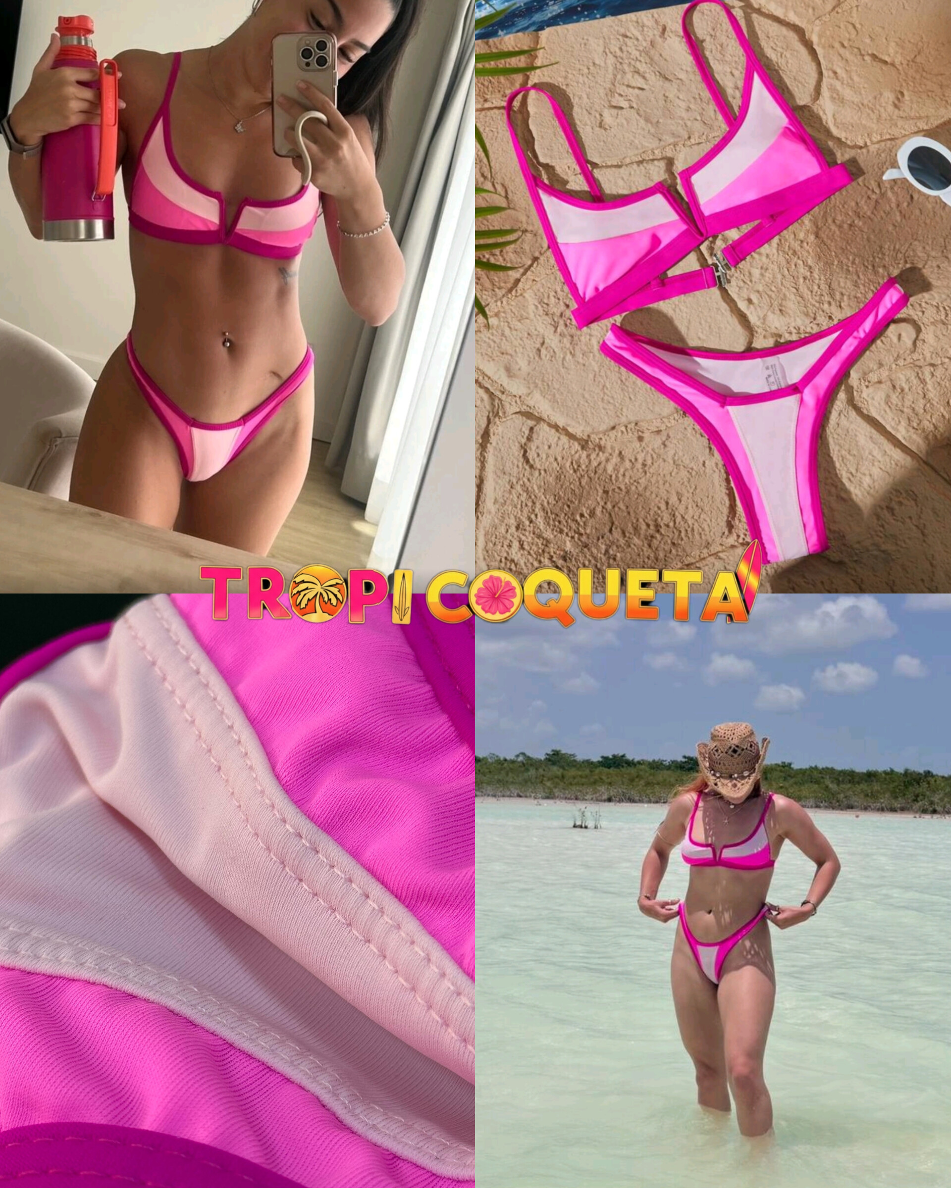Pink Sports Bikini