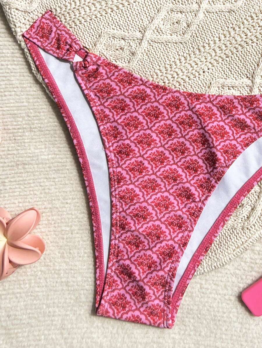 Pink Print Bikini