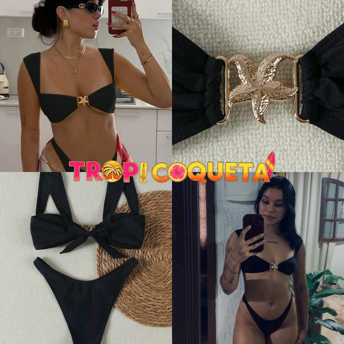 Collage promocional con logo