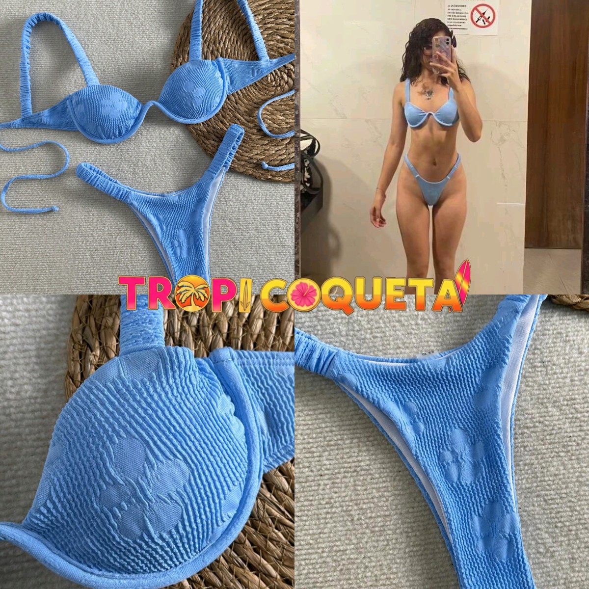 Collage promocional con logo