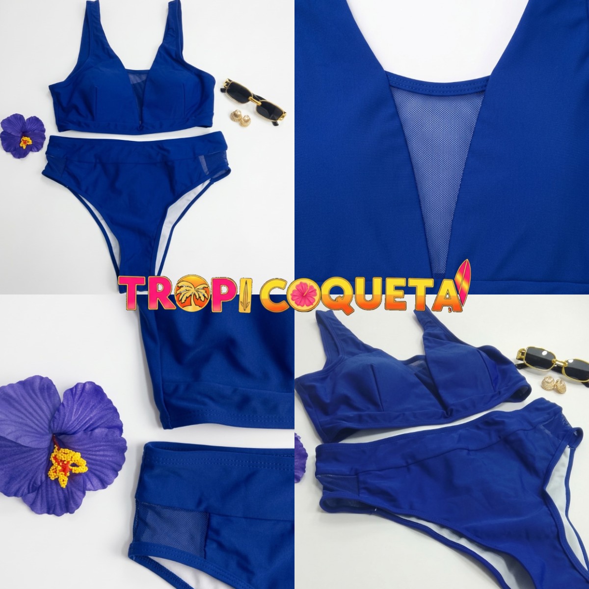 Collage promocional con logo