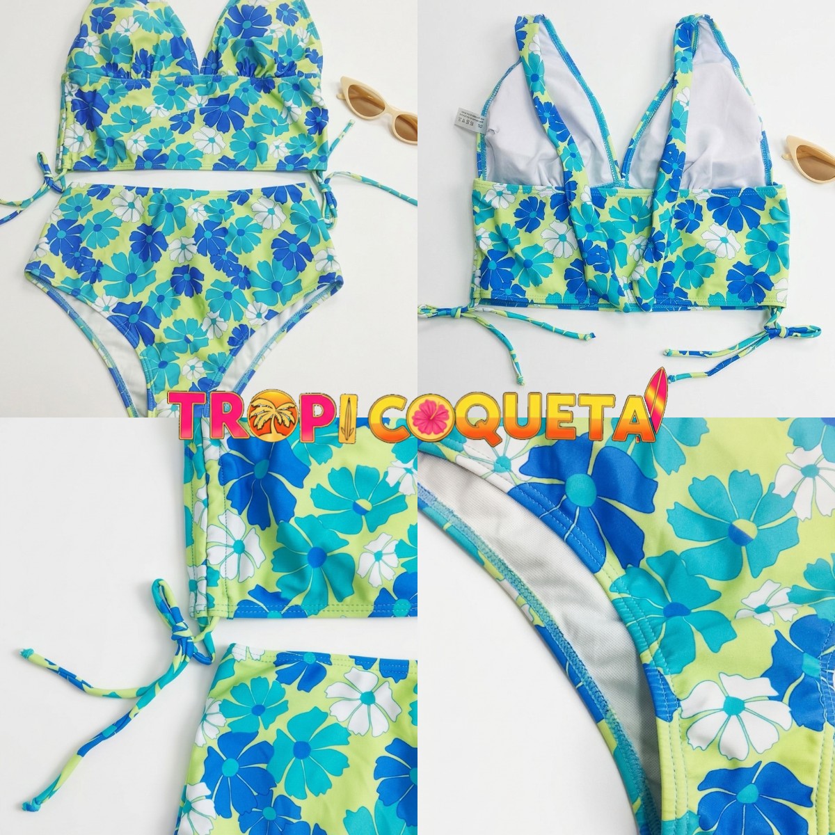 Collage promocional con logo