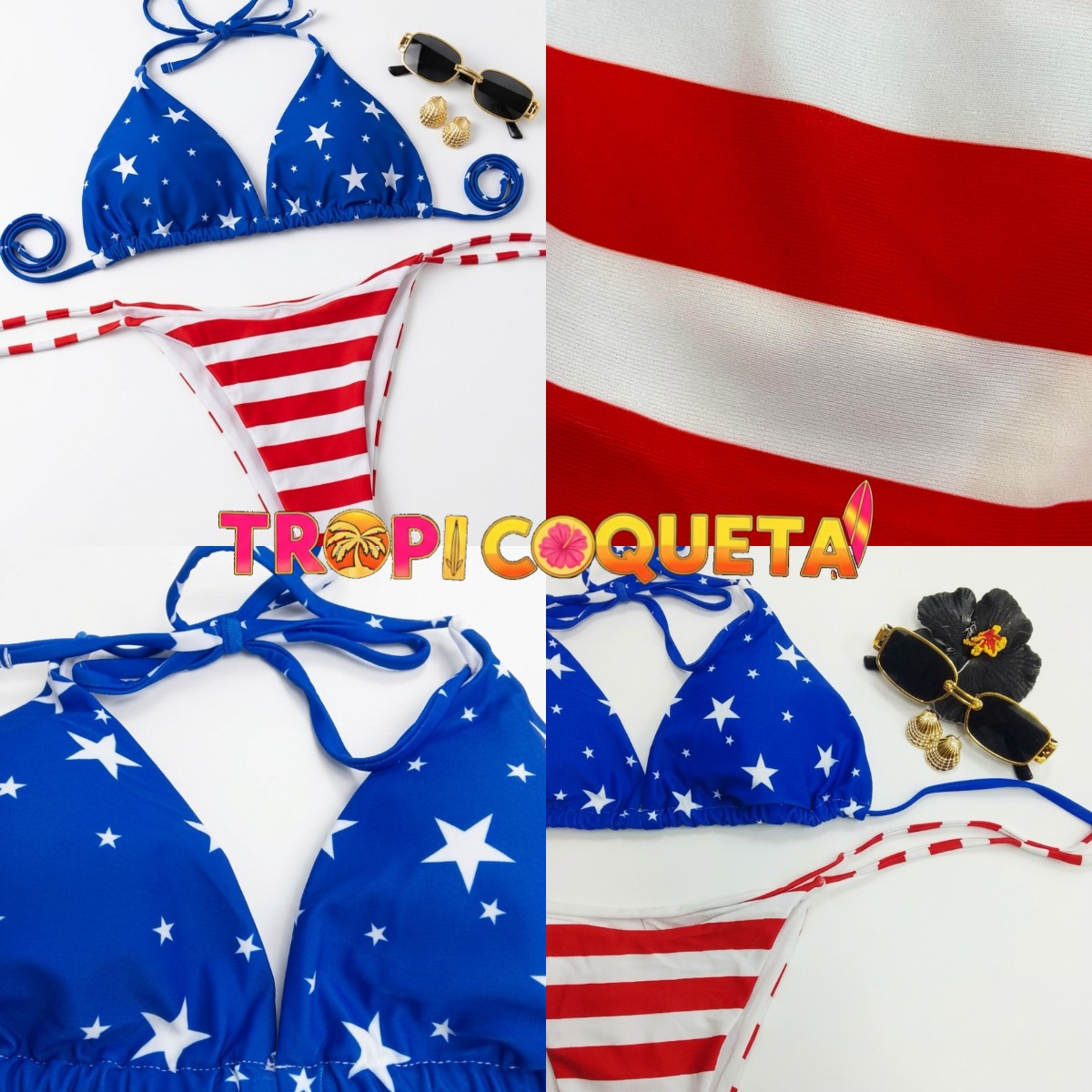 Collage promocional con logo