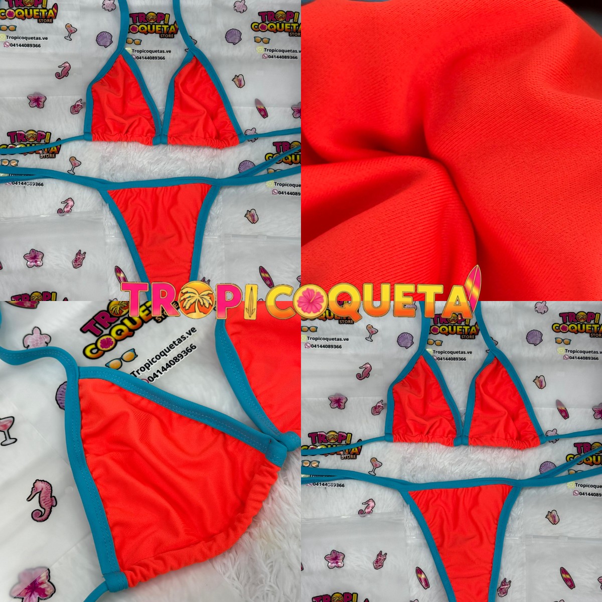 Collage promocional con logo