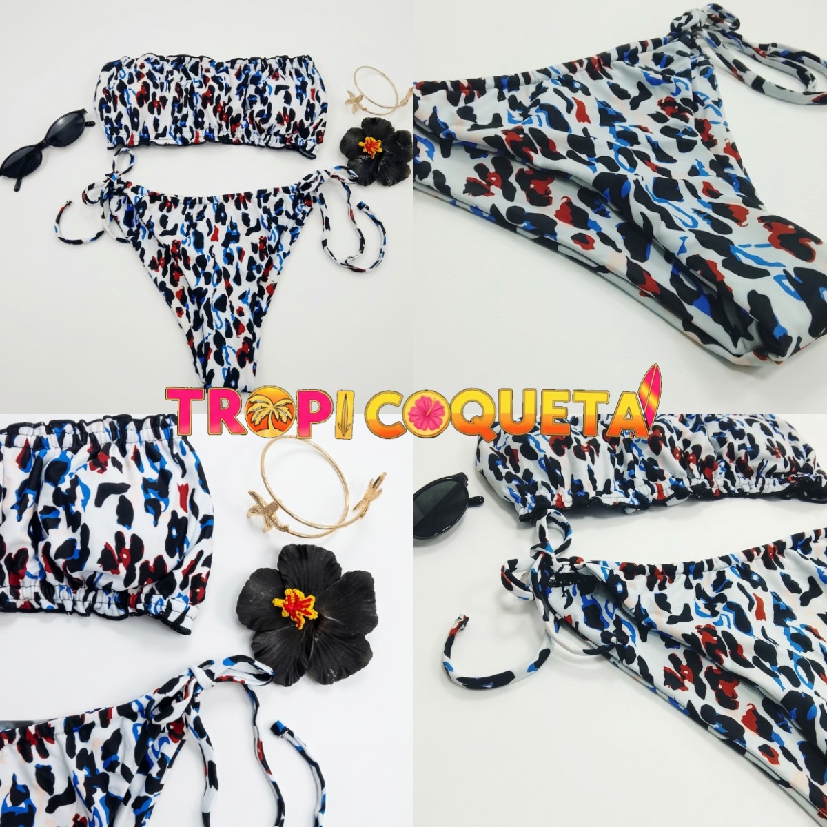 Collage promocional con logo