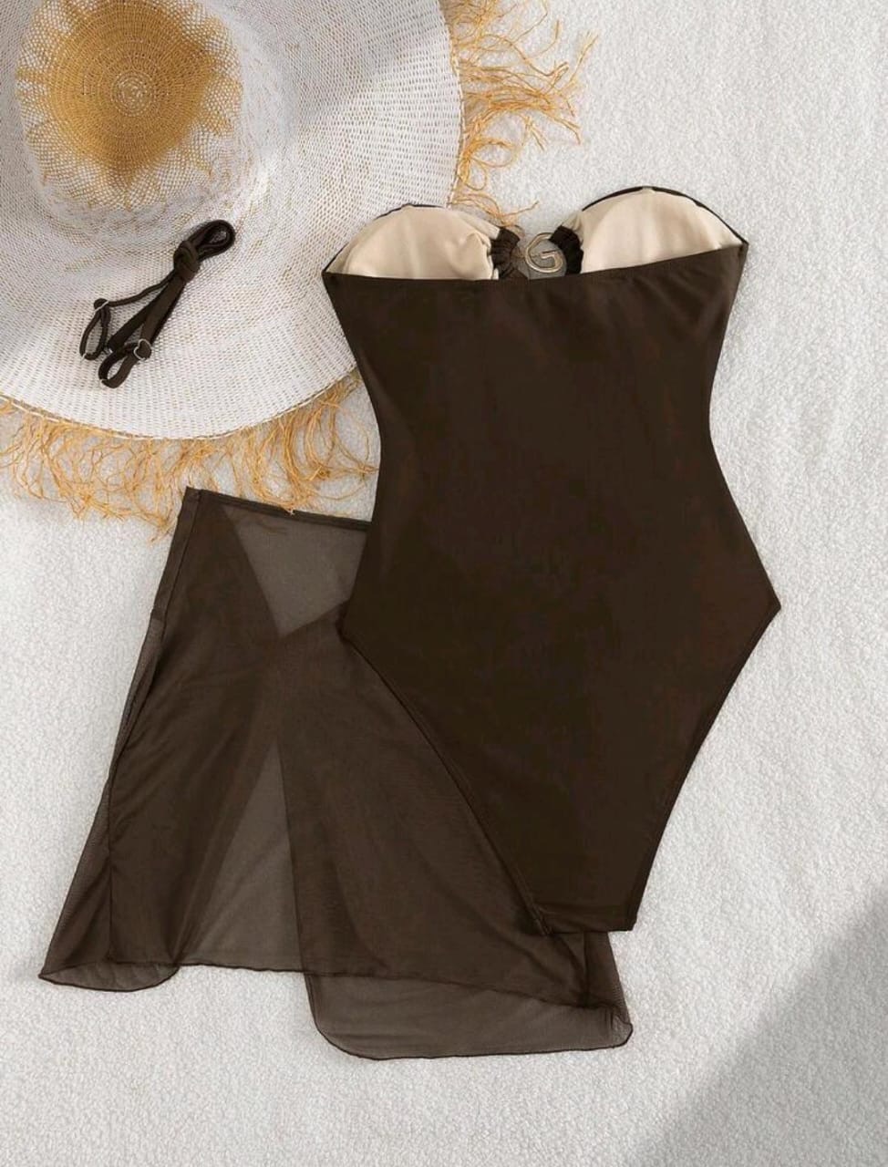 Brown jumpsuit - Imagen 4